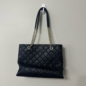 Kate Spade NY Natalia Large Black Quilted Leather Tote Bag